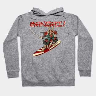 Surfing samurai Hoodie